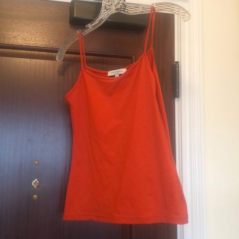 Anne Fontaine Cintia tank. Pumpkin orange. Size 38